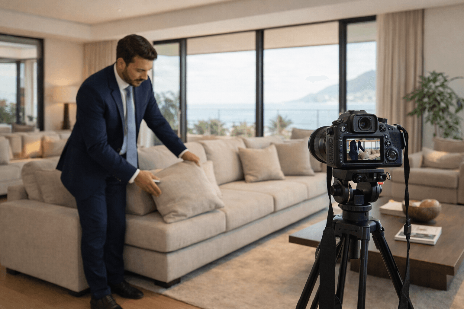 Preparation photoshoot